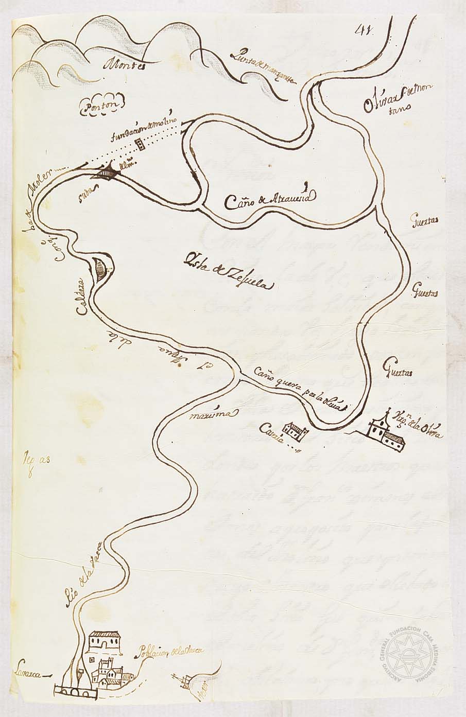 carta, geografica, mapa, posesiones, duque, medina, sidonia